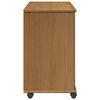 vidaXL Rollschrank Honigbraun 63,5 x 39 x 65,5 cm Massivholz Kiefer