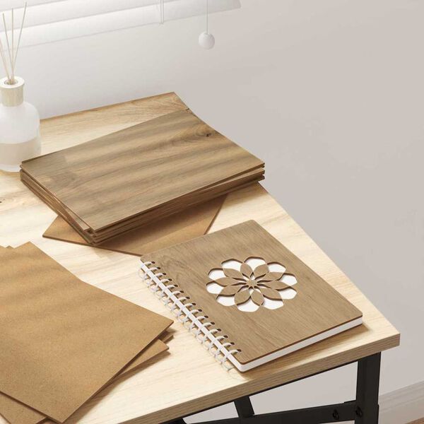 vidaXL Dekoplatten 150 pcs Artisan-Eiche 21 x 30 x 0,27 cm