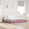 vidaXL Ottoman-Bett ohne Matratze Rosa 200x200 cm Samt