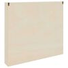 vidaXL Wanddisplay-Case mit Regal Beige 60 x 8,5 x 54 cm Sperrholz