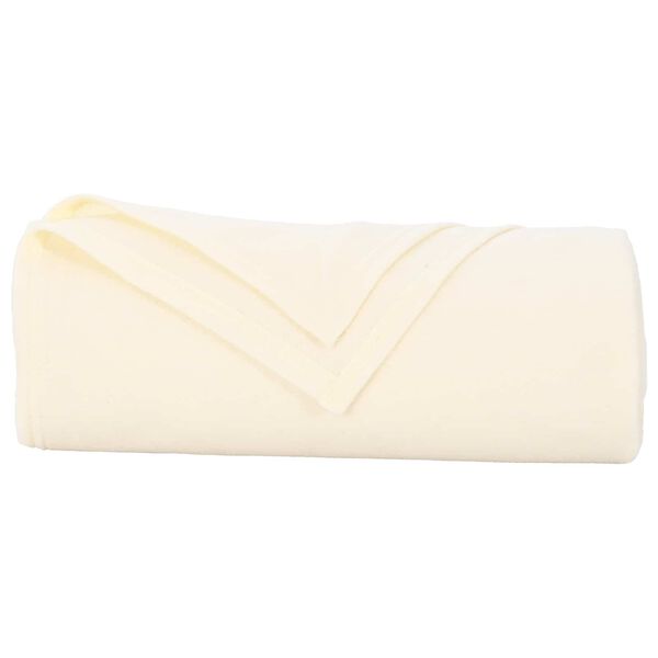vidaXL Wohndecken 24 pcs Creme 270 x 240 cm Fleece