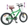 vidaXL Kinderfahrrad 20 Zoll 6-Speed f&uuml;r 6-11 Jahre alt Gr&uuml;n
