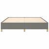 vidaXL Boxspringbettgestell Dunkelgrau 180x200 cm Stoff