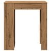 vidaXL Bartisch mit Regal Artisan-Eiche 95x47x103,5 cm Holzwerkstoff