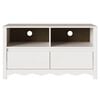 vidaXL TV-Schrank Drammen Wei&szlig; 99 x 43 x 55 cm Massivholz Kiefer