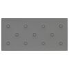 vidaXL Wandpaneele 12 Stk. Grau 60x30 cm Kunstleder 2,16 m²