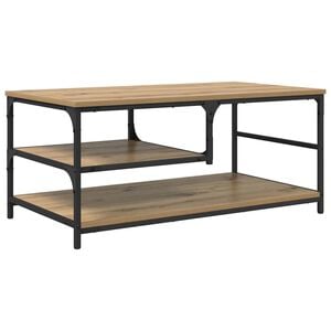 vidaXL Couchtisch Artisan-Eiche 90 x 49 x 40 cm Holzwerkstoff