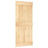 vidaXL Schiebet&uuml;r mit Beschlag 90x210 cm Massivholz Kiefer