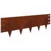 vidaXL Raseneinfassung 20 Stk. 100 x 30 cm Stahl Rostig