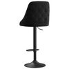 vidaXL Barhocker 2 Stk. Schwarz Samt