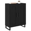 vidaXL Sideboard Schwarz Eichen-Optik 69,5 x 34 x 90 cm