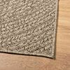 vidaXL Teppich ZIZUR Beige 120x170 cm Jute-Optik Indoor und Outdoor