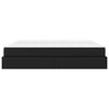 vidaXL Bettgestell mit Matratze mit Matratze 2 pcs Schwarz PVC