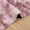 vidaXL Teppich Shaggy Hochflor NAVARRA Altrosa 80x150 cm Polyester
