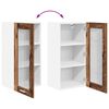 vidaXL H&auml;ngeschrank 2 pcs Altholz 40 x 31 x 80 cm Holzwerkstoff