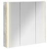 vidaXL Badezimmerspiegelschrank Beton Grau 73,5 x 15,5 x 70 cm