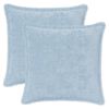 vidaXL Kissenbezug 2 stk. HOUTEN Himmelblau 35 x 35 cm