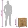 vidaXL W&auml;schebeh&auml;lter 50x35x60 cm Massivholz Teak