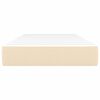 vidaXL Taschenfederkernmatratze für Kinder Creme 80x160 cm Stoff