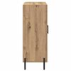 vidaXL Sideboard Artisan-Eiche 69,5 x 34 x 90 cm Verbundholz und Eisen