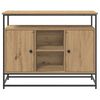 vidaXL Sideboard Artisan-Eiche 100 x 35 x 80 cm Holzwerkstoff