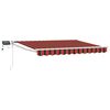 vidaXL Manuelle Gelenkarmmarkise mit LEDs 3,5 x 2,5 m