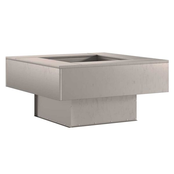 vidaXL Feuerstelle Braun 80 x 80 x 40 cm Stahl