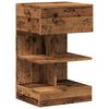 vidaXL Nachttisch Altholz-Optik 40x35x65 cm Holzwerkstoff