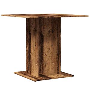 vidaXL Esstisch Altholz-Optik 80x80x75 cm Holzwerkstoff