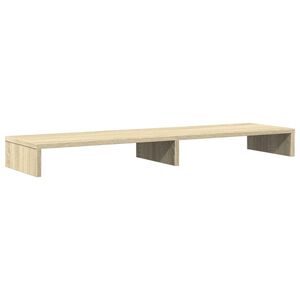 vidaXL Monitorst&auml;nder Sonoma-Eiche 100x27x10 cm Holzwerkstoff