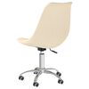 vidaXL B&uuml;rostuhl Drehbar Creme Stoff