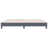vidaXL Boxspringbett ohne Matratze Dunkelgrau 180x210 cm Samt