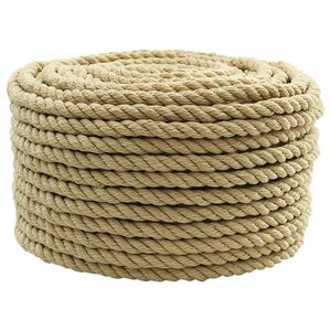 vidaXL Bootsseil 16 mm 25 m Natur