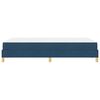 vidaXL Boxspringbett mit Matratze Blau 120 x 200 cm Stoff