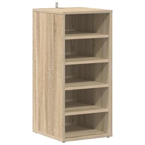 vidaXL Schuhschrank Sonoma-Eiche 31,5x35x70 cm Holzwerkstoff
