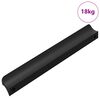vidaXL Griff 973 Stk. Schwarz 106 x 7,4 x 15,5 mm Aluminium
