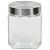 vidaXL Vorratsgläser mit Silbernem Deckel 6 Stk. 800/1200/1700 ml
