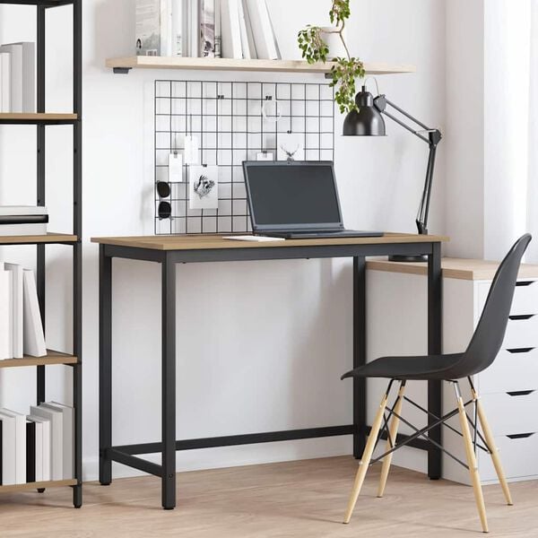 vidaXL Tisch Artisan-Eiche 80 x 50 x 76,5 cm Ingenieure Holz und Stahl