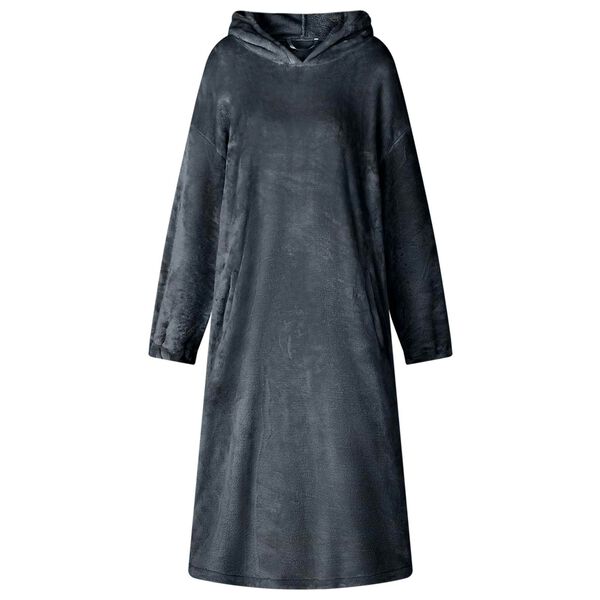 vidaXL Decken-Hoodie Marineblau M Flanell