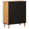 vidaXL Sideboard Natur 60 x 33,5 x 75 cm Massivholz Mango