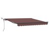 vidaXL Markise Automatisch mit LEDs Braun 300x250 cm