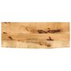 vidaXL Tischplatte 80x20x3,8 cm Baumkante Massivholz Raues Mangoholz