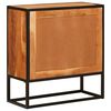 vidaXL Sideboard mit T&uuml;r Beta Natur 70 x 30 x 75 cm Massives Akazienholz