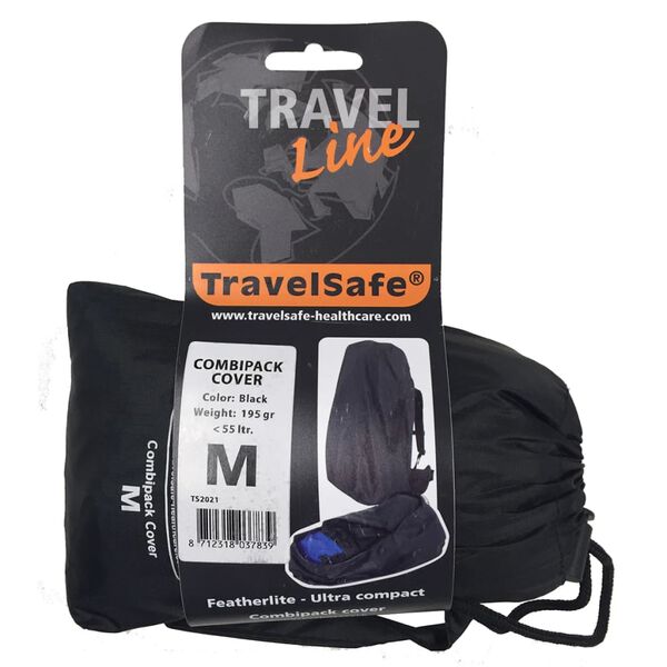 Travelsafe Rucksackh&uuml;lle Combipack M Schwarz TS2021