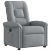 vidaXL Relaxsessel Hellgrau Stoff