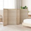 vidaXL Schrankt&uuml;r 4 pcs Natur 140.5 x 2 x 59.5 cm Massives Kiefernholz