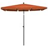 vidaXL Sonnenschirm mit Mast 210x140 cm Terracotta-Rot