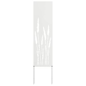 vidaXL Garten Sichtschutz-Leinwand Wei&szlig; 32 x 140 cm