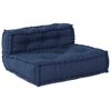 vidaXL Modulares Sofa 4 pcs Indigo Stoff