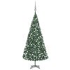 vidaXL K&uuml;nstlicher Weihnachtsbaum Beleuchtung & Kugeln 500 cm Gr&uuml;n